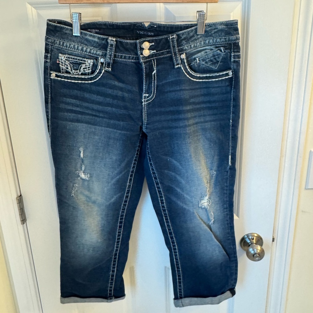 Vigoss The Chelsea Capri 23” length with Distressed Details